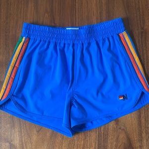 Blue Aviator Nation Size 10 Kids Jogger Shorts